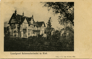 77-0002 Ansichtkaart van Landgoed Schoonderlogt in Elst, ca. 1901