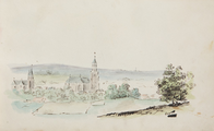 84-0002 Gezicht op Arnhem vanuit het noorden, ca. 1841
