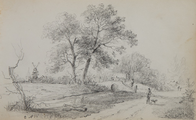 89.03-0016 Pastoraal landschap bij Hengelo?, 1850-1860