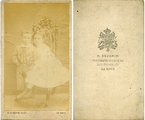 300-0087 Overige foto's van leden van de familie Van Nispen, tak Sevenaer c.a., deels voorzien van de namen van de ...