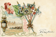 160-0002 Prentbriefkaarten betreffende legeronderdelen van Italië, ca. 1910