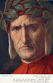 161-0003 Prentbriefkaarten betreffende de belangstelling voor Dante Alighieri, ca. 1910