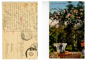 228.02-0001 prentbriefkaart ontvangen door Silvio Barbieri te Avesa (Verona), 1927