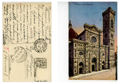 228.02-0003 prentbriefkaart ontvangen door Silvio Barbieri te Avesa (Verona), 1927