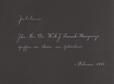 11119-0013 Fotoboek van het 25-jarig jubileum van jhr. mr. dr. W.A.J. Snouck Hurgronje als griffier op 1 februari 1944, 1944
