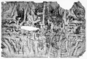 116 Voorbeeld van een zwaar beschadigde kadastrale kaart uit 1821, z.j