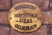 97 Logo van de (Stichting) Werkgroep Kadastrale Atlas Gelderland, 1986
