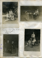 1503-0005 Vier foto's van een jonge Sijward van Wijnbergen, 1916-1918