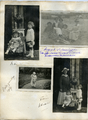 1503-0006 Vier foto's van een jonge Sijward van Wijnbergen, 1917-1919