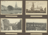 39-0009 Vier prentbriefkaarten van verschillende locaties in Zutphen, 1900-1910