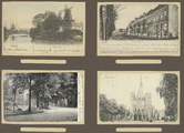 39-0017 Vier prentbriefkaarten van verschillende locaties in Zwolle en Deventer, 1900-1910