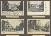 39-0033 Vier prentbriefkaarten van verschillende locaties in Utrecht en Zeist, 1900-1910