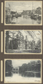 39-0038 Drie prentbriefkaarten van verschillende locaties in Amersfoort en Barneveld, 1900-1910