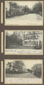 39-0046 Drie prentbriefkaarten van verschillende locaties in Baarn en Bussum, 1900-1910