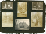 10-0003 Pagina met zes ingeplakte foto's, 1913-1914
