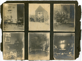10-0006 Pagina met zes ingeplakte foto's, 1913-1920