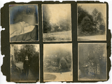 10-0012 Pagina met zes ingeplakte foto's, 1913-1920