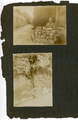 10-0016 Pagina met twee ingeplakte foto's, 1913-1920