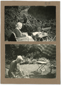 5-0069 Mary Cochius in de tuin van Stalpertstraat 107, 1941-1942