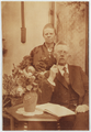 9-0015 W.A. van Dam sr. en G. van Scharrenburg bij de gelegenheid van hun 25-jarig jubileum, 28-04-1919