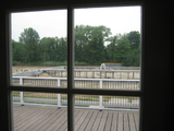 11569 zicht op restauratiewerkzaamheden bassins vanaf paviljoen strandbad Winterswijk, 09-06-2010