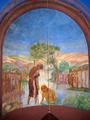1456 schildering van bijbelse voorstelling Cenakelkerk, 15-02-2011