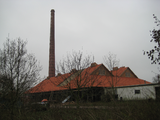1849 buitenkant gebouw met nieuw dak steenfabriek De Bunswaard, 21-12-2011