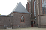 1940 zijdeur met aanbouw Sint-Martinuskerk Baak, 13-07-2010