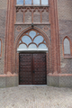 1942 voordeur met spitsboogvenster Sint-Martinuskerk Baak, 13-07-2010