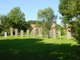 1972 graven en bomen, gebouwen op de achtergrond Joodse begraafplaats, ook wel Straalmanshof geheten., 14-08-2002