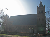 454 kerk zijkant (met tegenlicht) Nederlands Hervormde kerk van Beekbergen, 22-03-2012