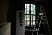 6221 interieur kasteel Waardenburg schilderstrap, 01-10-2007