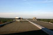 672 dak met luchtroosters kathedraal radio Kootwijk, 28-10-2005