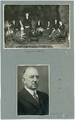 15 Blad met twee foto's van burgemeester de Monchy en burgemeester Bloemers, 1930-1940