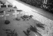5 Algemene Begraafplaats Rhenen. Graven van Metcalfe, Buckley, Stephens en Eastman, Juni 1945