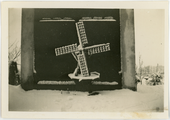 3-0123 Model molen in de sneeuw, 1930