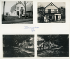 3-0132 Bouvignelaan 1930. Vier foto's van de woning Ons honk en woonomgeving van de familie Foeken aan de Bouvignelaan ...