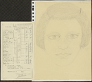 1-0003 Voorkant album Bep Bremer met zelfportret, 1940