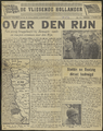 1-0020 Strooibiljet de Vliegende Hollander, dagblad verspreid door de Geallieerde luchtmacht , voorzijde, 09-03-1945