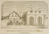 25 Evangelisatie gebouw en woning van den evangelist te Veenendaal, 1840-1900