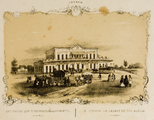7 Arnhem : Het Station der Rijnspoorwegmaatschappij (te Arnhem) - Le Station du chemin de fer Rhénan (à Arnhem), ca. 1845