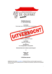  Weekendspecial Menukaart voor afhaal- of thuisbezorgmenu van restaurant De Olifant te Breukelen