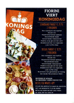  Koningsdagmenukaart voor afhaal- of thuisbezorgmenu van restaurant Fiorini Café te Maarssen