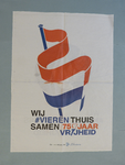  Raamposter 75 jaar vrijheid