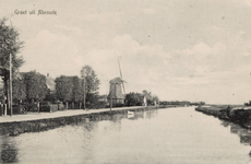96; De Molenweg te Abcoude, met molen van Dirk de Koning
