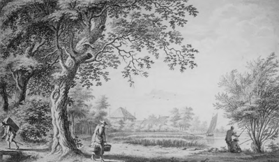 361; Gezigt in het Geijn, 1762 .