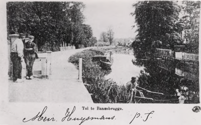 16; De tol te Baambrugge in 1901