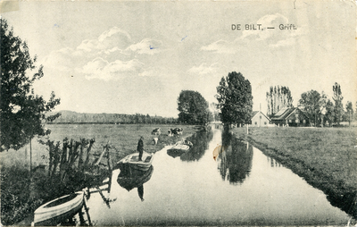  De Biltse Grift gezien vanaf het bruggetje bij de Oude Bunnikseweg