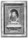 31913 Portret van Werner Helmich, geboren Utrecht 1551, predikant te Utrecht (1578-1589), overleden Utrecht 1608. ...