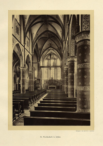 206171 Interieur van de St.-Nicolaaskerk te Jutphaas: het schip gezien naar het koor.